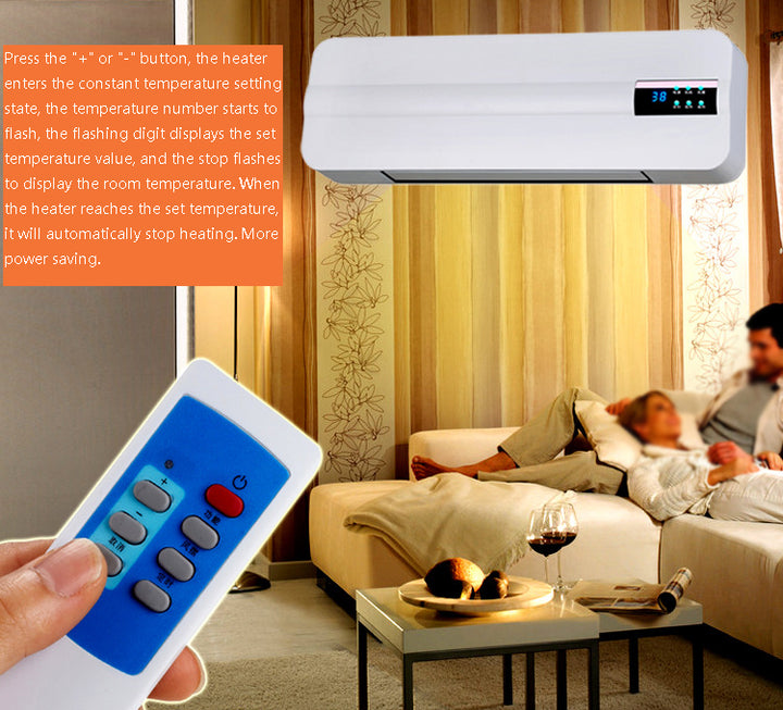 Waterproof Wall Mounted Bathroom Heater With PTC Ceramic
