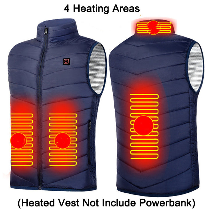 USB Heated Jacket For Men And Women With Up To 9 Heating Zones