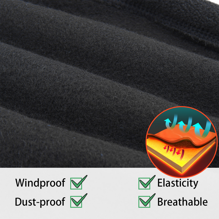 Winter Windproof Fleece Neck Warmer Tube Scarf, Half Face Cover