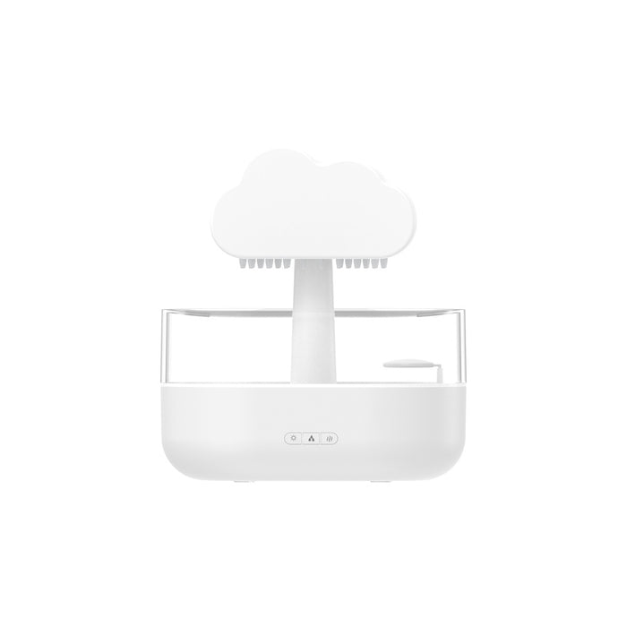 Warmfell Rain cloud night light humidifier with raindrop sound and 450 ml tank