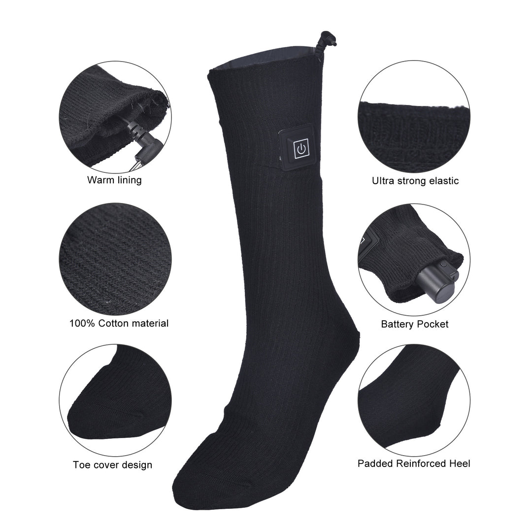 Rechargeable Electric Heated Socks For Cold Feet