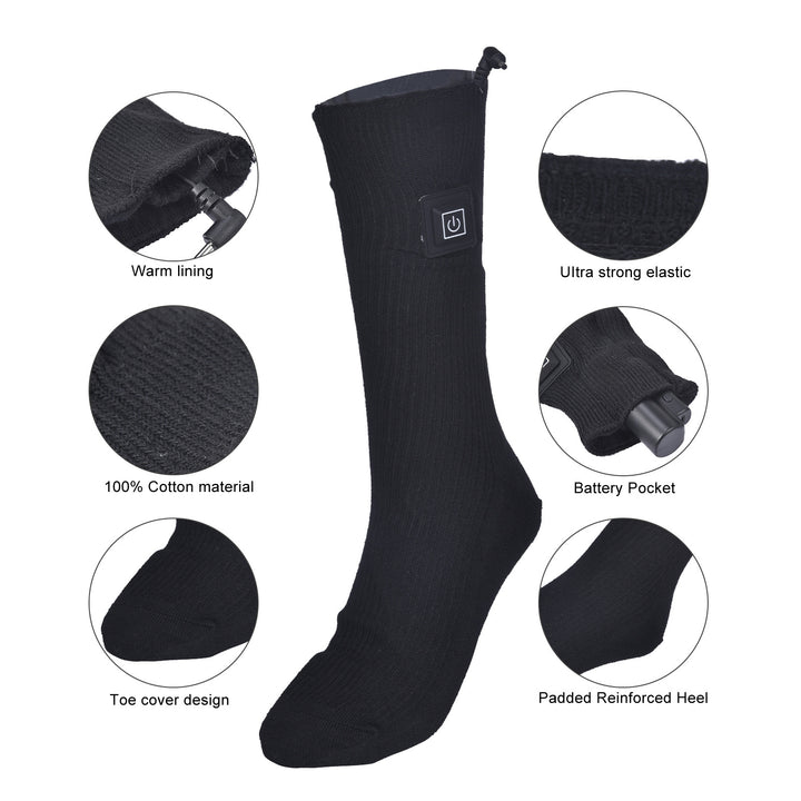 Rechargeable Electric Heated Socks For Cold Feet