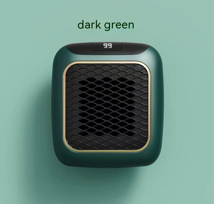 Warmfell Wall-mounted mini fan heater, 800 W with timer and 3 speeds