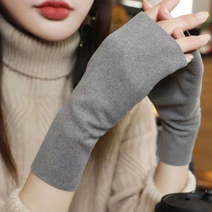 Warmfell Fingerless Hand Warmers with Thumb Hole