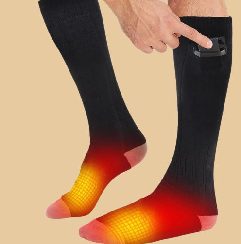 Warmfell™ Rechargeable Heated Socks, 2 Pairs, Up to 8 Hours
