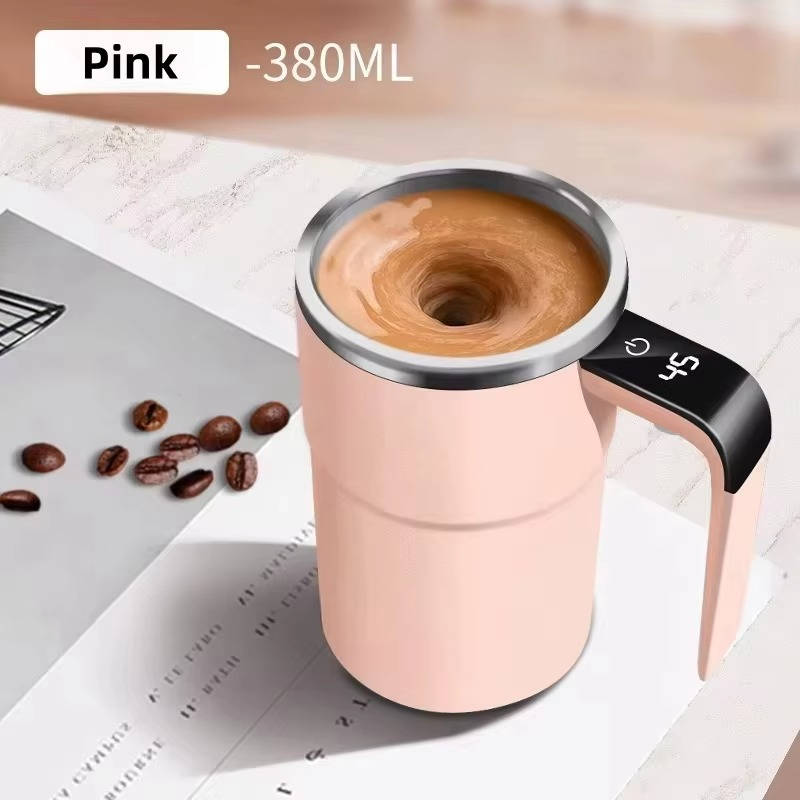 Warmfell™ Rechargeable Self-Mixing Coffee Mug With Leakproof Lid