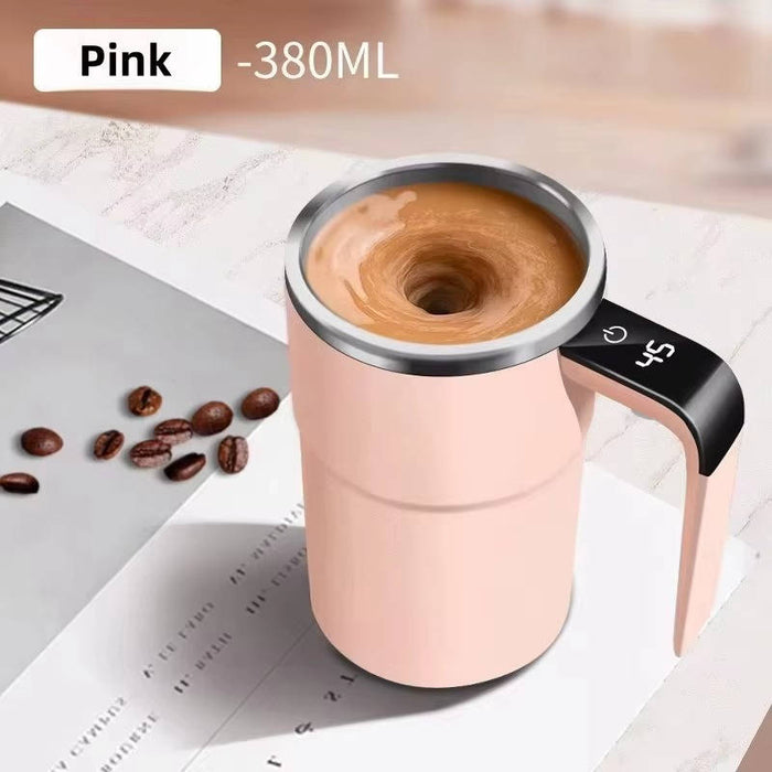 Warmfell™ Rechargeable Self-Mixing Coffee Mug With Leakproof Lid