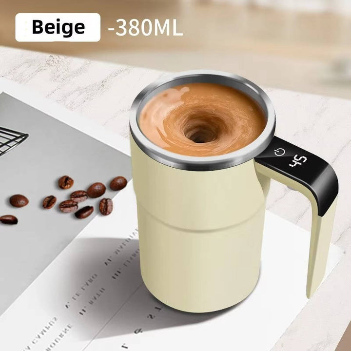 Warmfell™ Rechargeable Self-Mixing Coffee Mug With Leakproof Lid