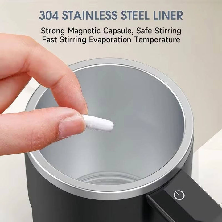 Warmfell™ Rechargeable Self-Mixing Coffee Mug With Leakproof Lid