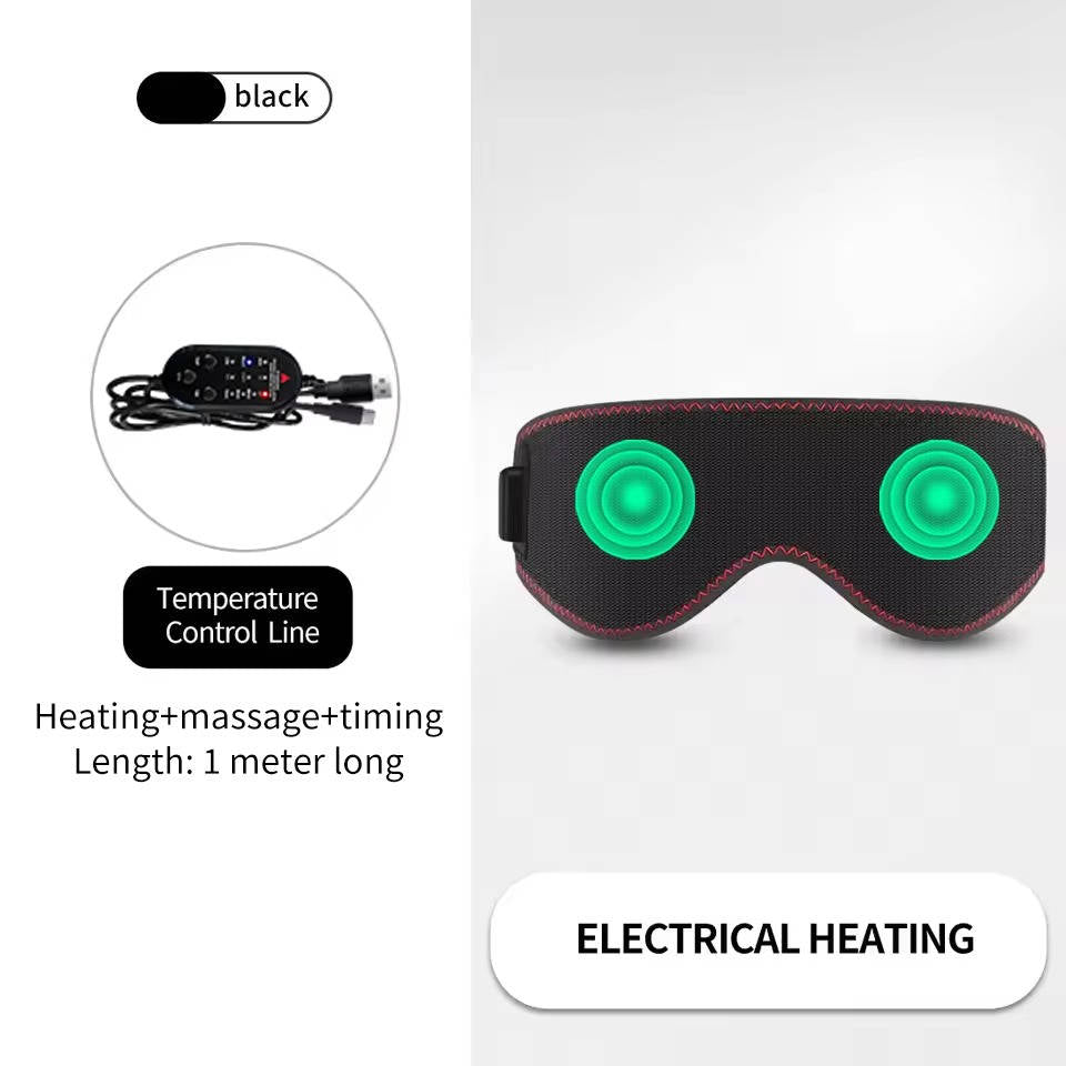 Warmfell™ USB Heated Eye Mask With 3 Heat Levels and Vibration