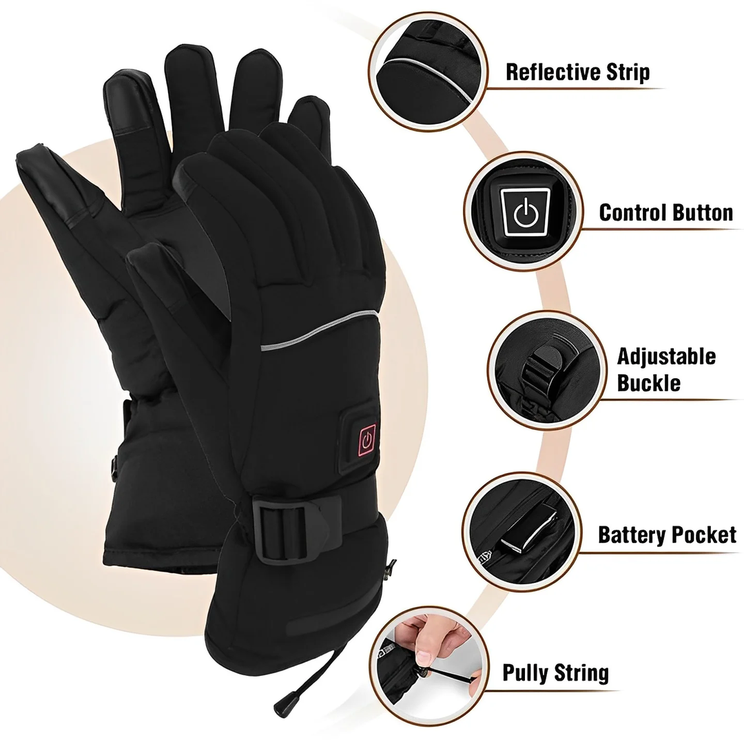 Warmfell™ Rechargeable Heated Gloves with Carbon Fibre Warmth