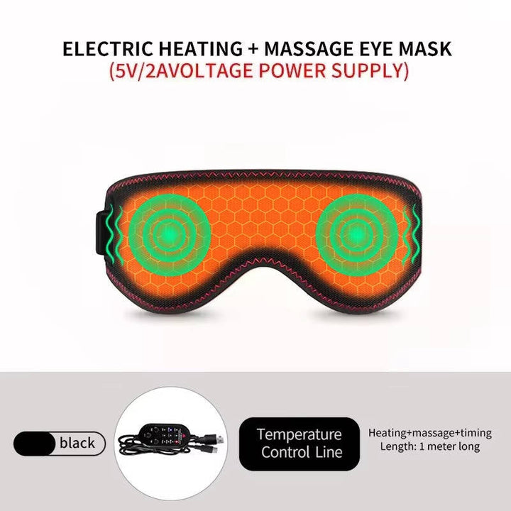 Warmfell™ USB Heated Eye Mask With 3 Heat Levels and Vibration