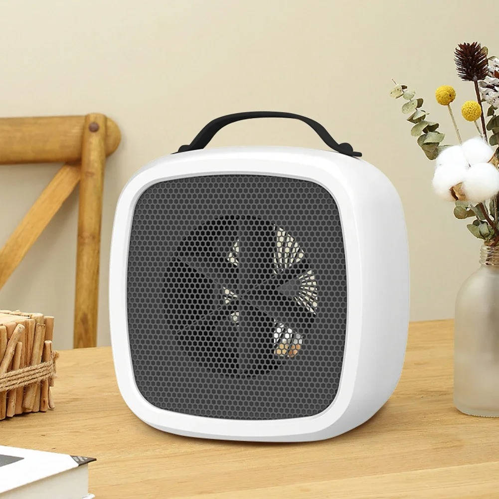 Warmfell™ 500W Ceramic Desk Heater, Ultra Quiet Under 45dB
