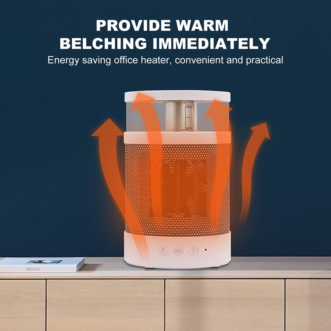 3 In 1 Space Heater With Humidifier And Colourful Night Light