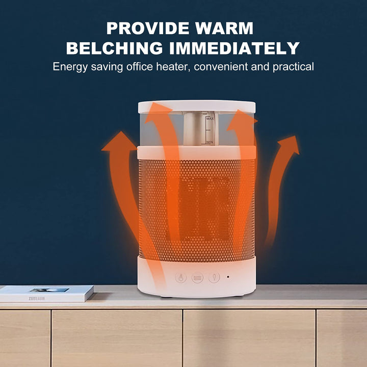 3 In 1 Space Heater With Humidifier And Colourful Night Light