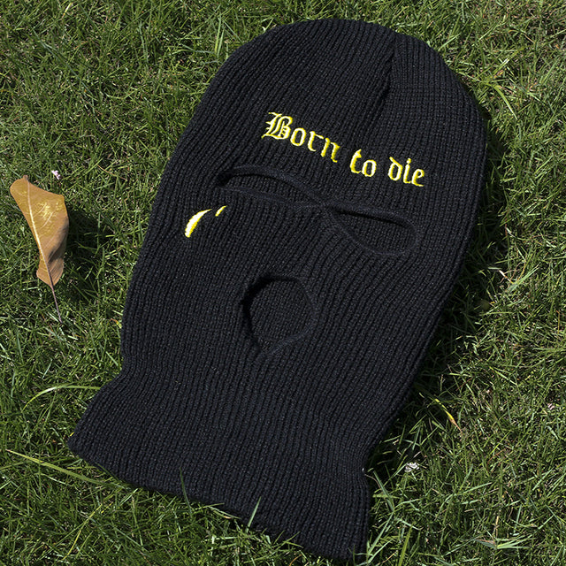 Neon Cotton Balaclava, Three-Hole Full Face Ski Mask