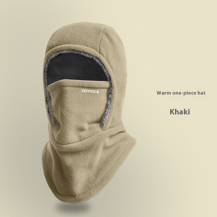 Fleece Hooded Scarf – Warm Windproof Balaclava Hat