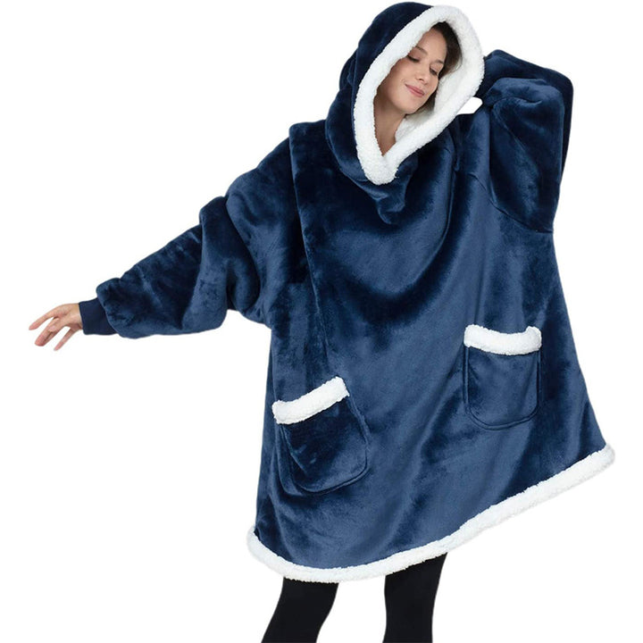 Oversized Hoodie Blanket – Cosy Wearable Blanket with Pocket