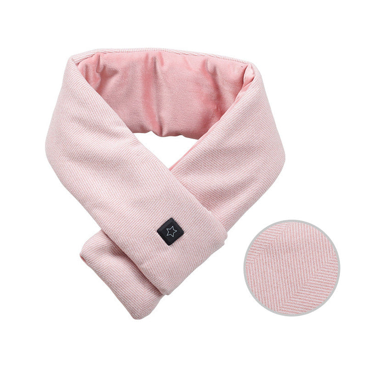 Warmfell™ Heated Cotton Scarf with USB and 3 Heat Settings