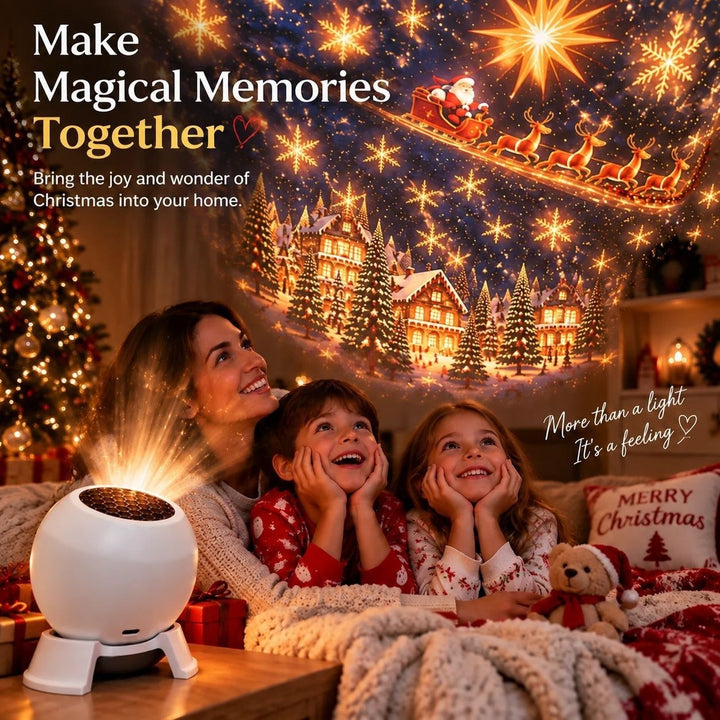 Christmas Projector Light – Magical Festive Patterns on Walls &amp; Ceiling