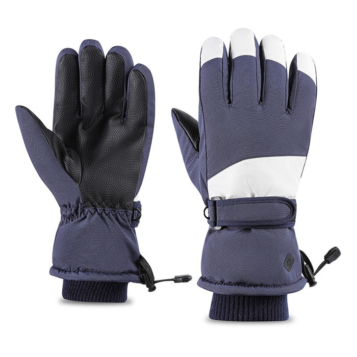 Warmfell Waterproof Ski Gloves with Touchscreen Fingers