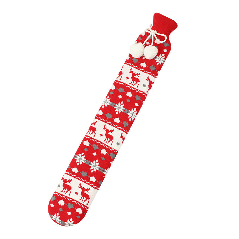 Cute 2 Litre Hot Water Bottle With Soft Fleece Cover