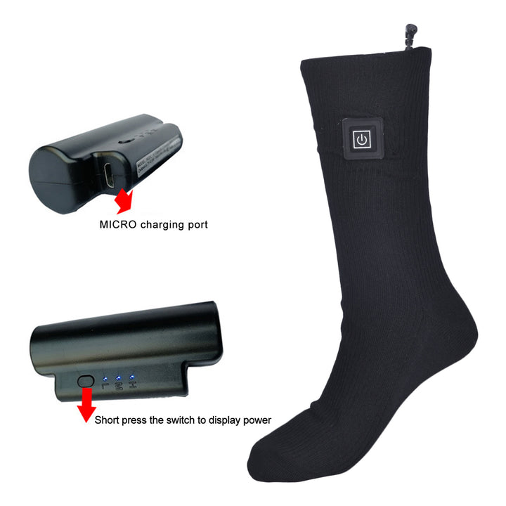 Rechargeable Electric Heated Socks For Cold Feet