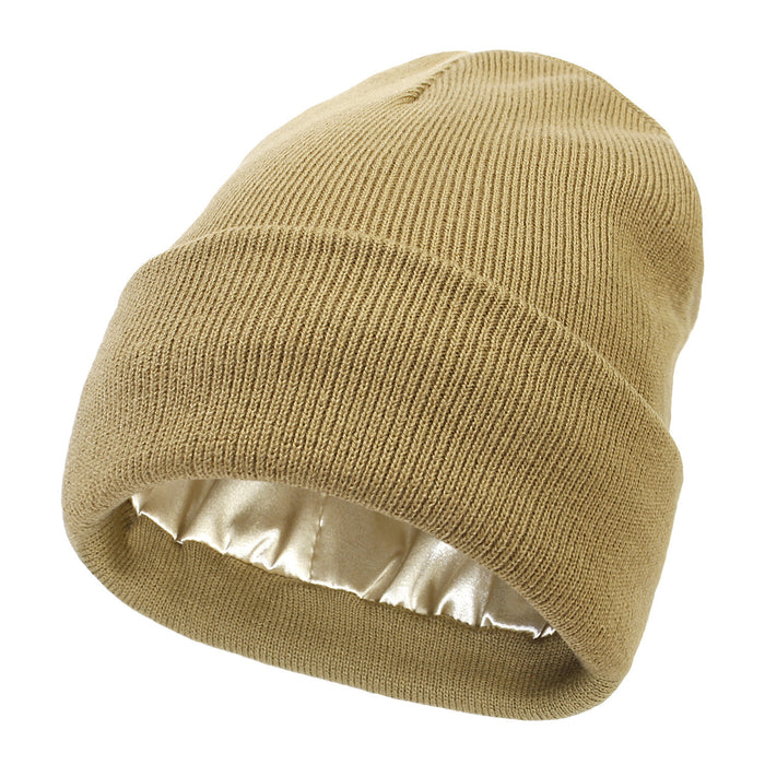 Warmfell Double Layer Cuffed Beanie with Satin Inside