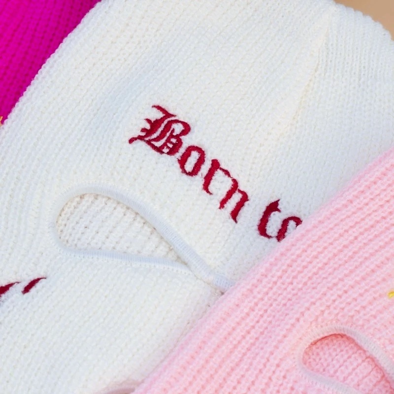 Neon Cotton Balaclava, Three-Hole Full Face Ski Mask