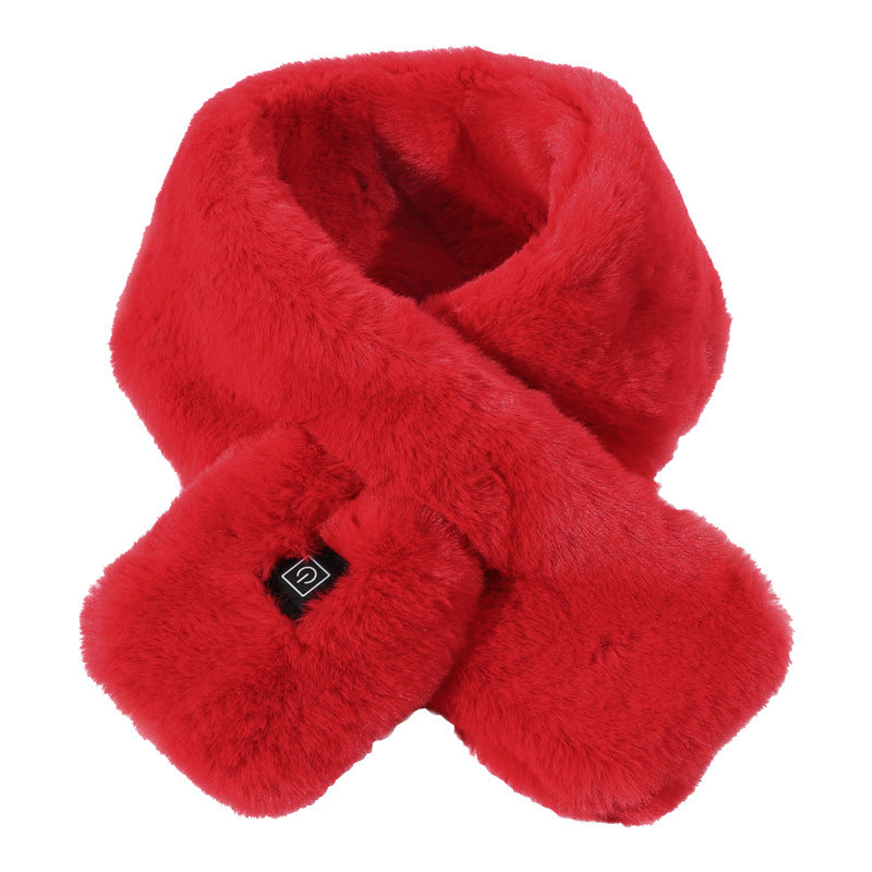 USB Heated Scarf – Washable Neck Wrap with 3 Heat Settings