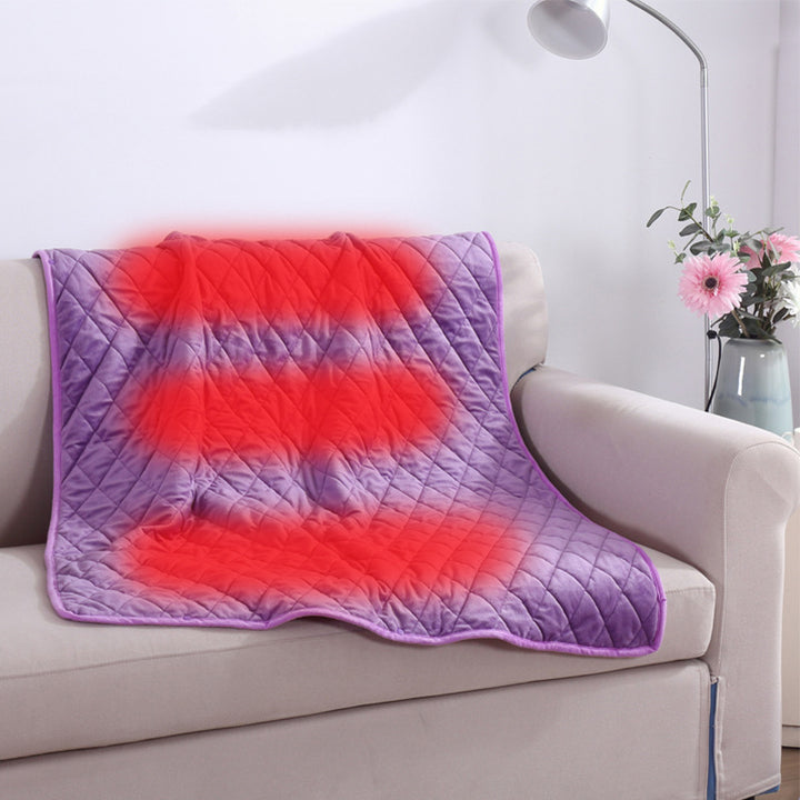 USB Heated Shawl Blanket Washable With 3 Heat Settings
