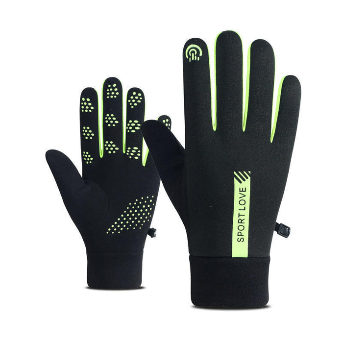 Warmfell Water Repellent Touchscreen Gloves, Fleece Lined