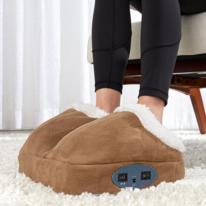 Warmfell™ Heated Foot Warmer Massager with Fleece-Lined Dual Pockets