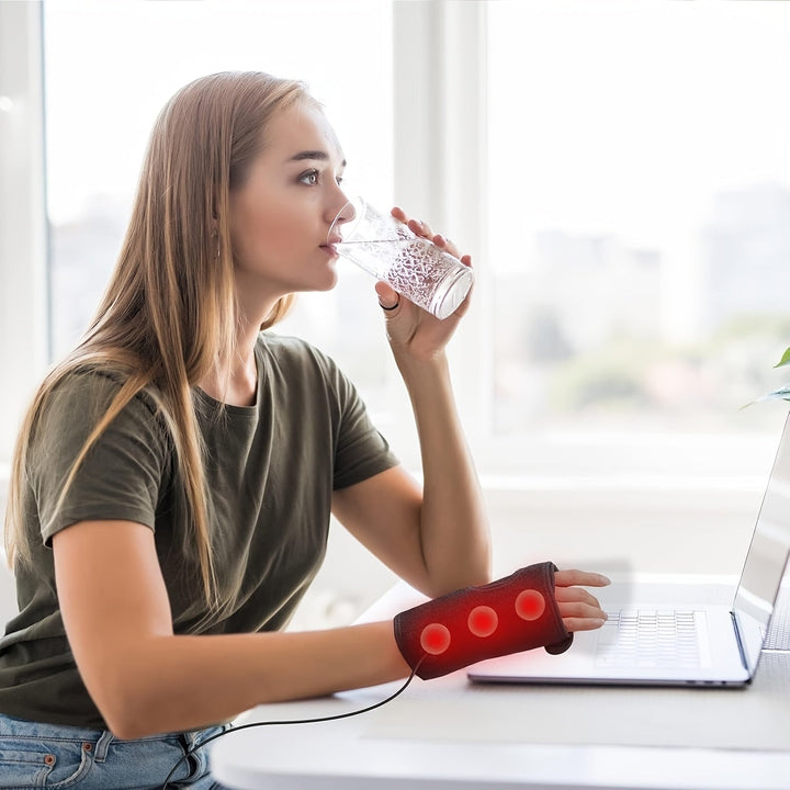 Warmfell™ Heated Wrist Wrap with Adjustable Strap and Controller