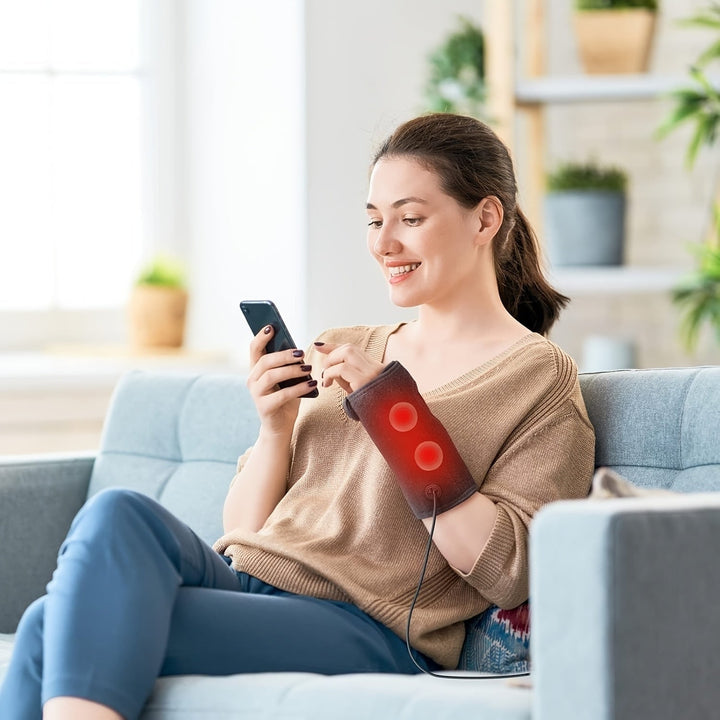 Warmfell™ Heated Wrist Wrap with Adjustable Strap and Controller