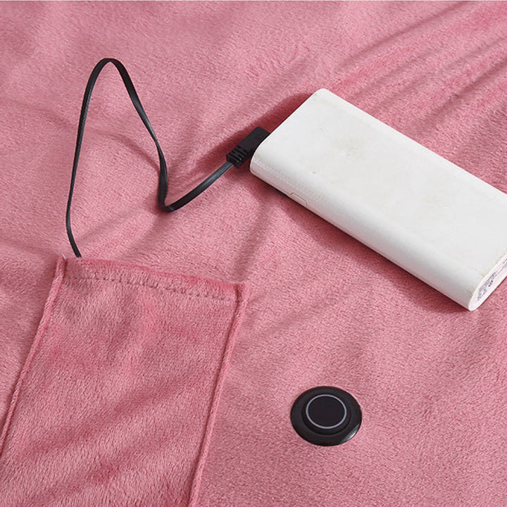 Warmfell™ USB Heated Blanket with Power Bank Pocket