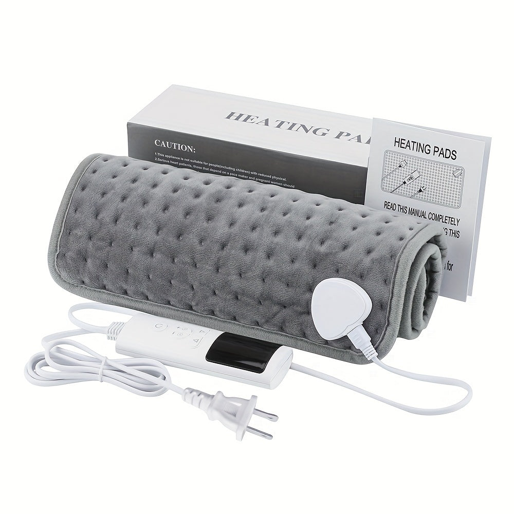 Warmfell™ Knitted Flannel Heated Throw with Safety Timer