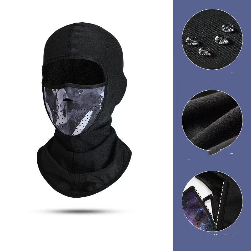 Winter Windproof Ski Face Mask Neck Cover, One Size