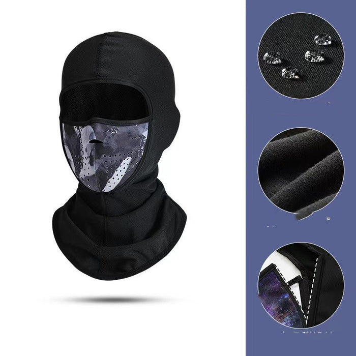 Warmfell Windproof ski face mask and neck cover for cold slopes