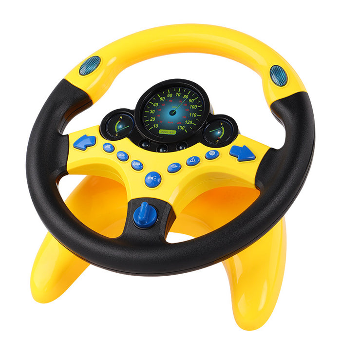 Warmfell Toddler steering wheel toy with lights and sounds