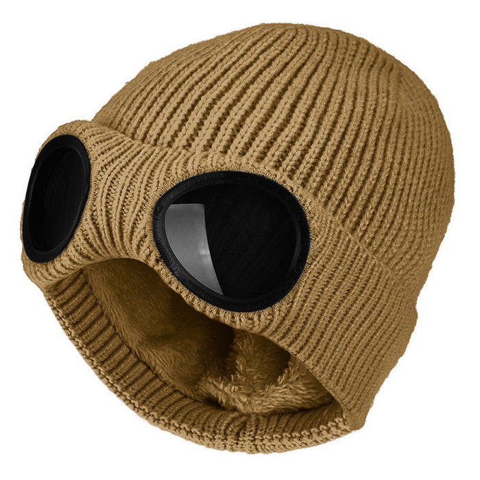 Warmfell Fleece Lined Beanie with Flip Up Goggles