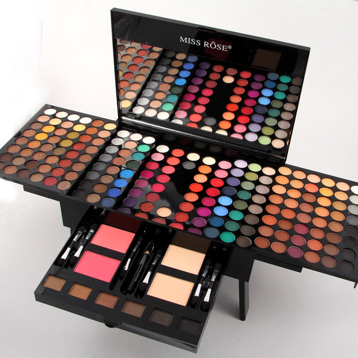 Warmfell Piano-Style Makeup Palette with 180 Eyeshadows