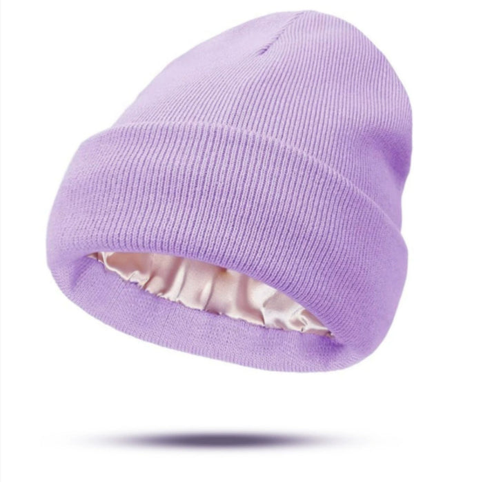 Warmfell Double Layer Cuffed Beanie with Satin Inside
