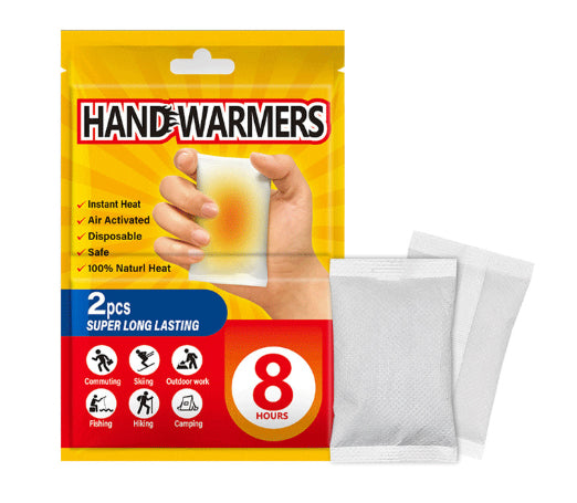 Warmfell Self-heating hand warmer packs, two per bag