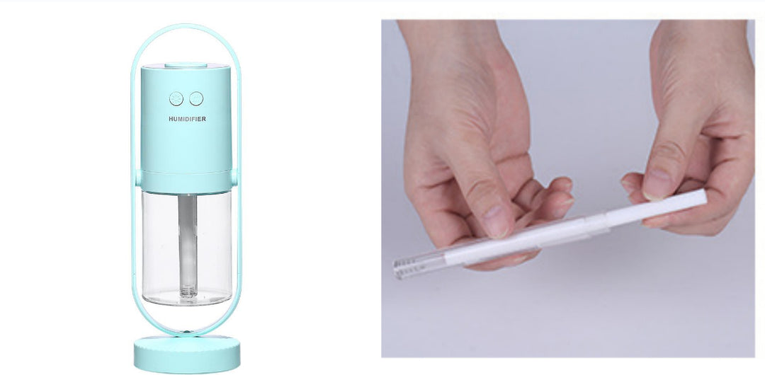 USB Air Humidifier with Projection Night Light, Ultrasonic Mist