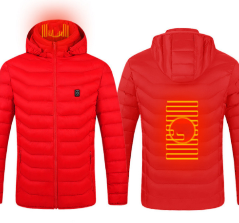 USB Heated Jacket with Hood, Lightweight Electric Coat