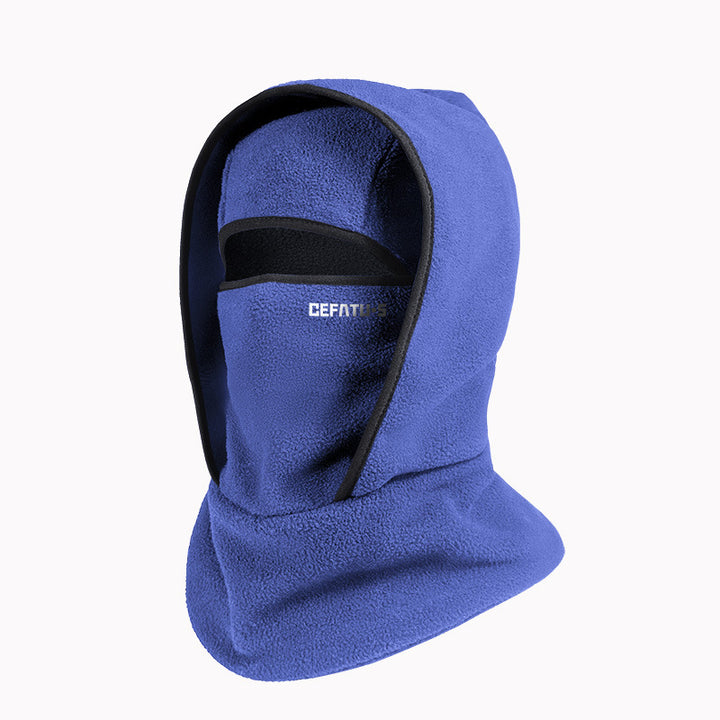 Polar fleece balaclava with eye opening