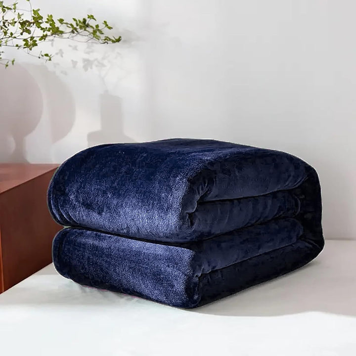 Warmfell™ Faux Fur Fleece Throw Blanket, Super Soft and Lightweight