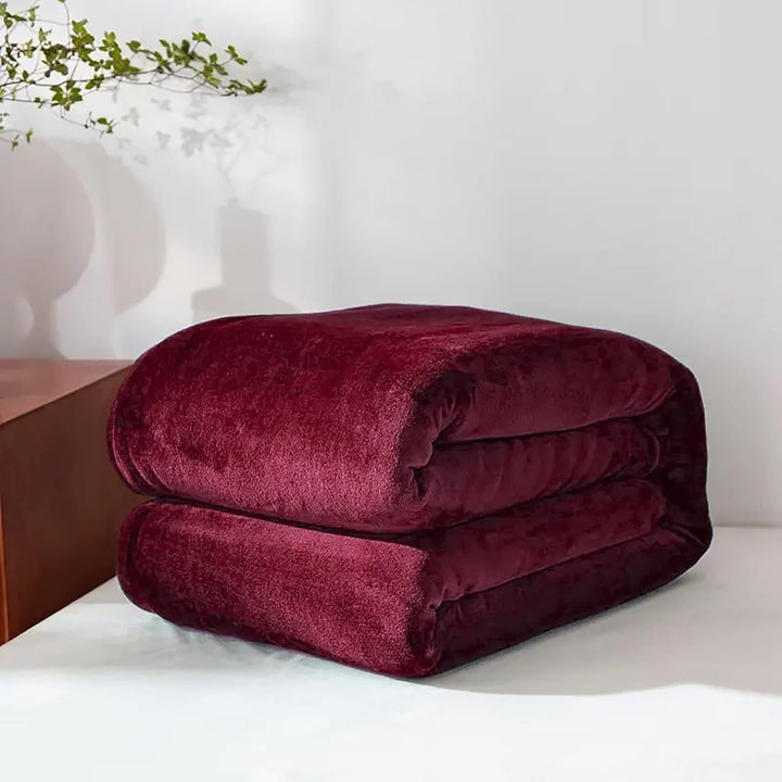 Warmfell™ Faux Fur Fleece Throw Blanket, Super Soft and Lightweight