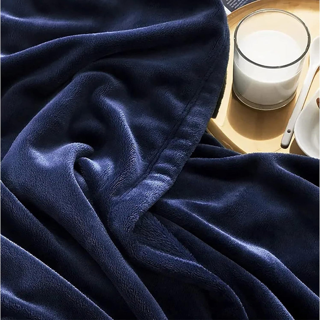 Warmfell™ Faux Fur Fleece Throw Blanket, Super Soft and Lightweight